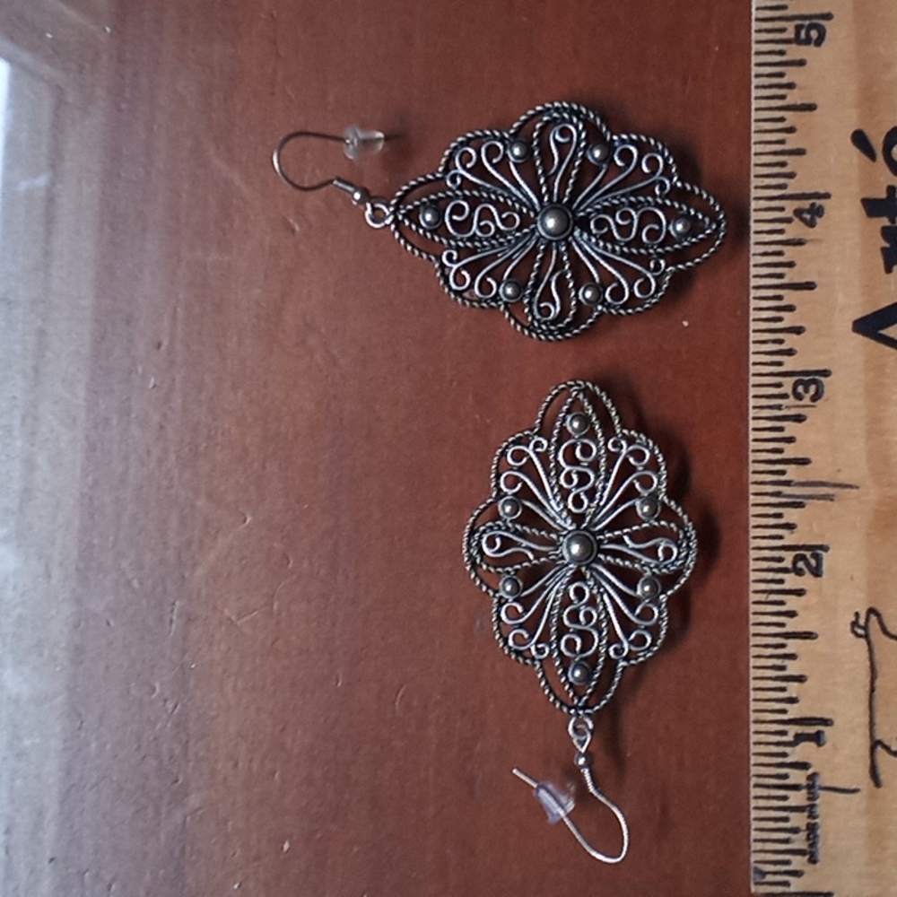 Scrollwork Earrings - image 2